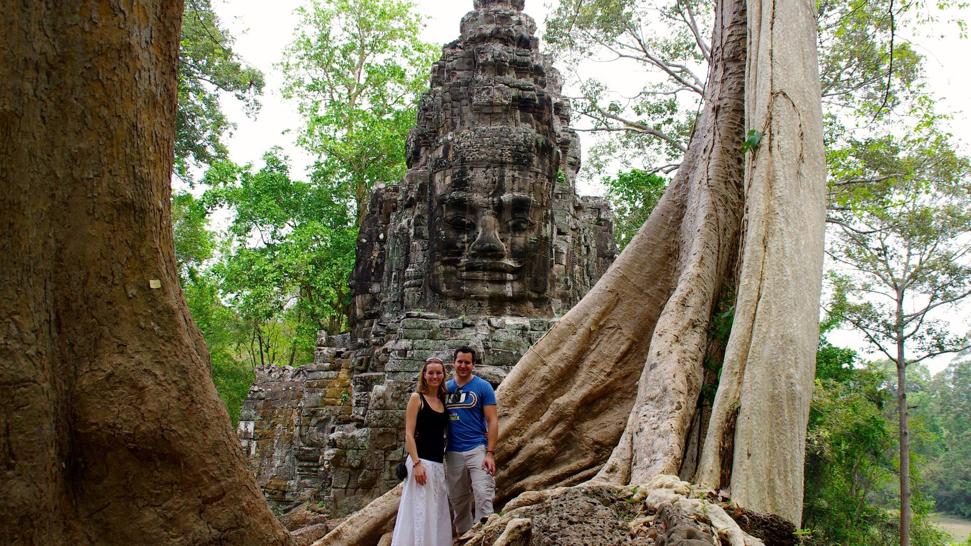 Angkor Wat tempel ruïne, Cambodja